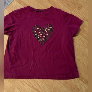 Women's Burgundy Top